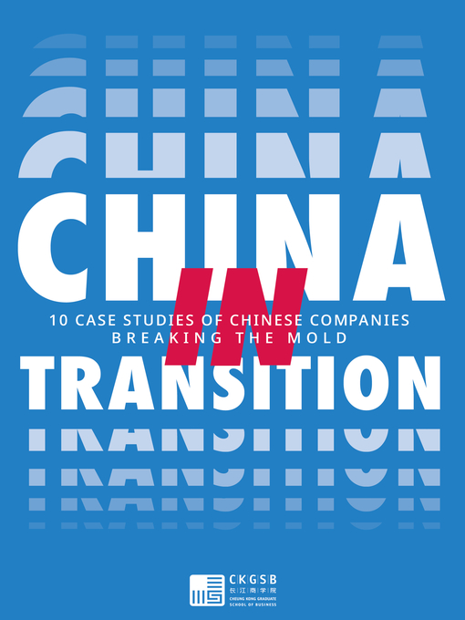 Cover image for China in Transition